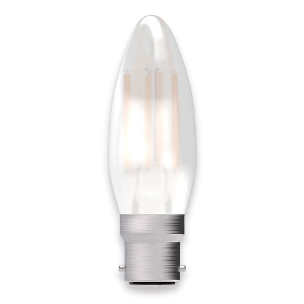 05127 - LED 4W Satin Filament Candle - BC - 2700K